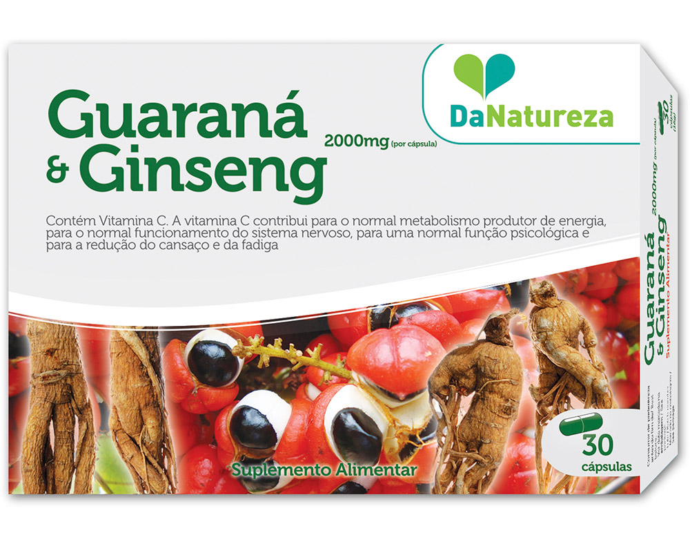SUPLEMENTO DA NATUREZA GUARANÁ E GINSENG (16G) 30 CAPS