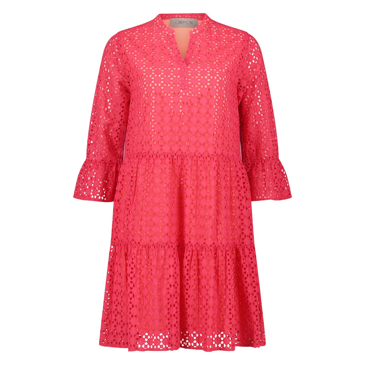 Cartoon Kleid Kurz 3/4 Arm
