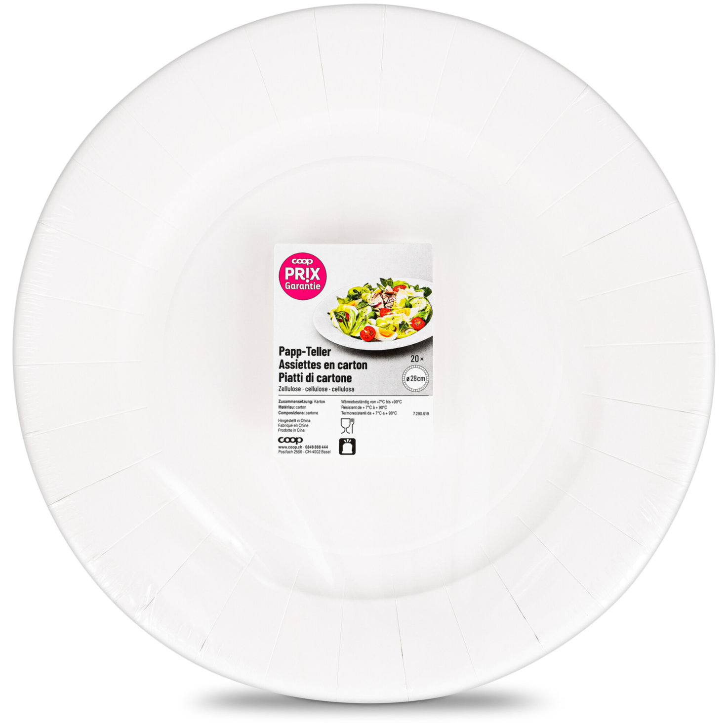 Prix Garantie Teller rund 28cm 20 Stück