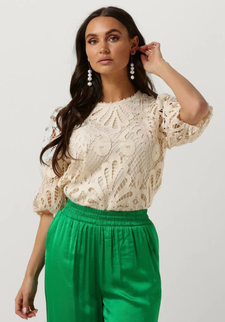 NUKUS gebroken wit nukus top britt top