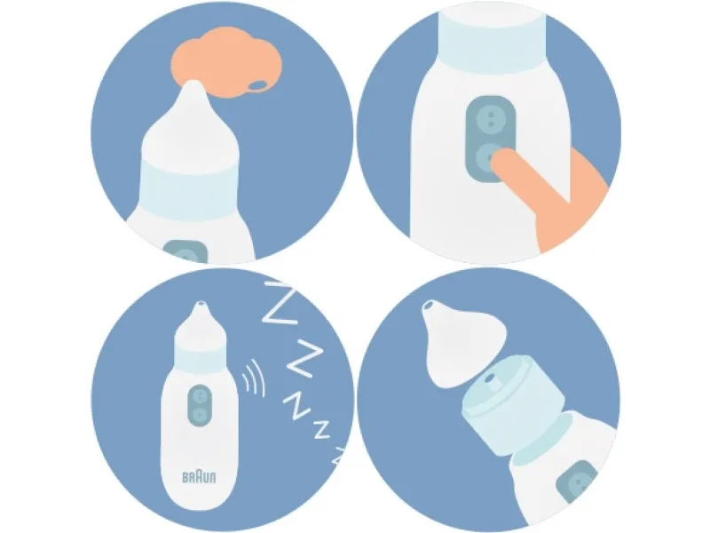 Braun Nasal aspirator1 Baby-næsesuger