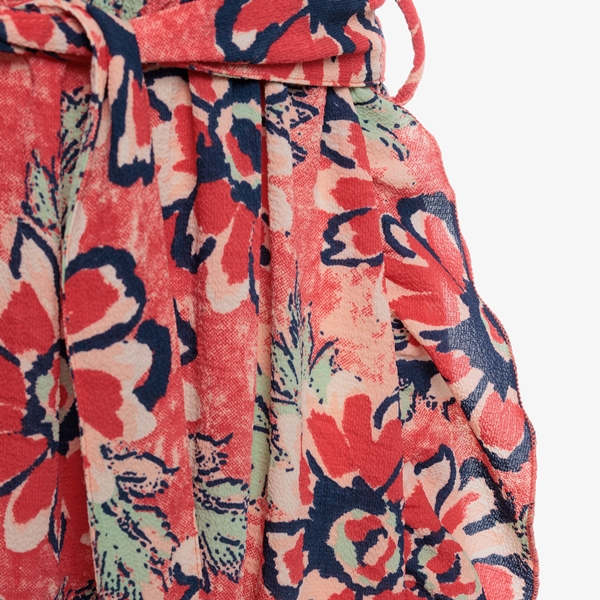 TwoDay dames maxi jurk bloemenprint rood