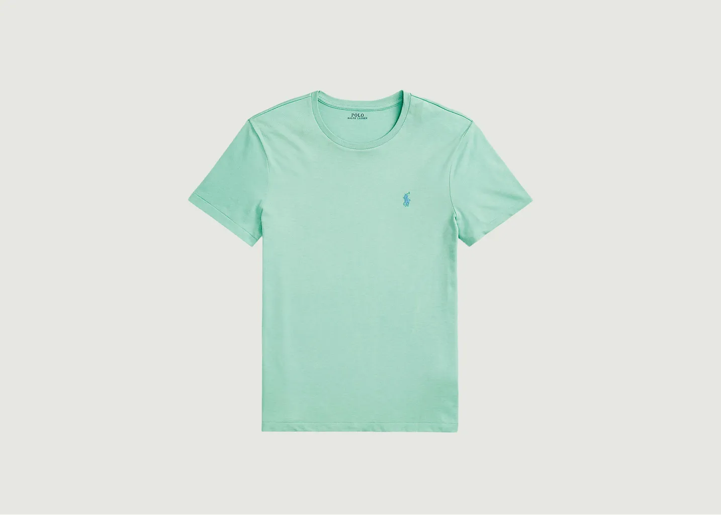T-shirt ajusté à col rond en jersey Polo Ralph Lauren
