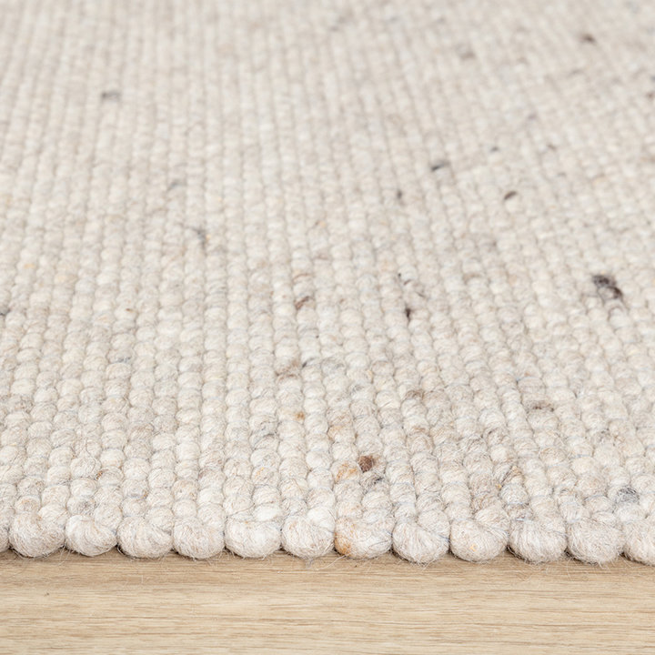 Wollen vloerkleed - Wise Wit/Naturel | Heerlijk warm