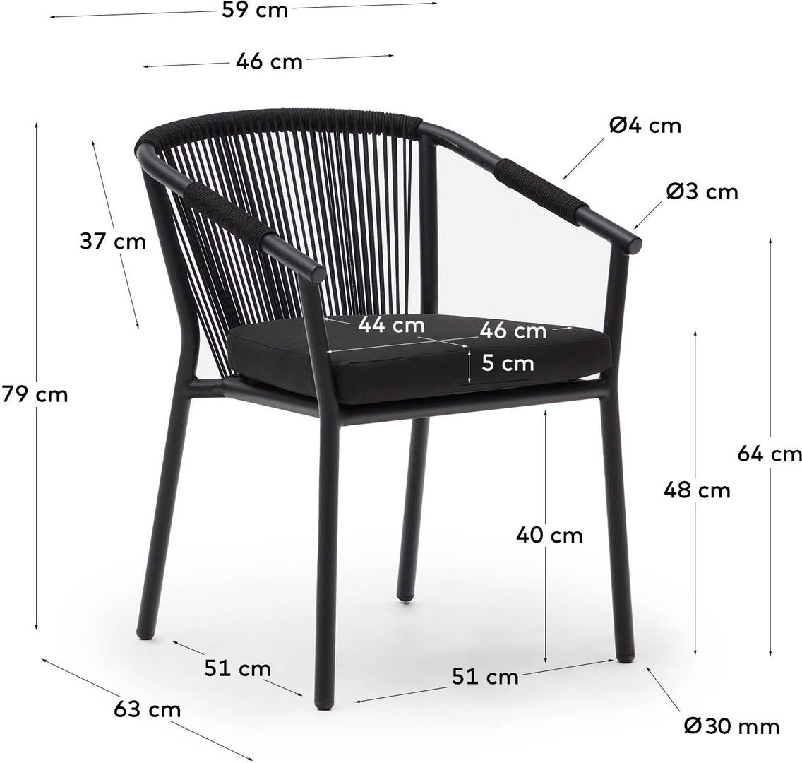 Kave Home   Xelida Tuinstoel