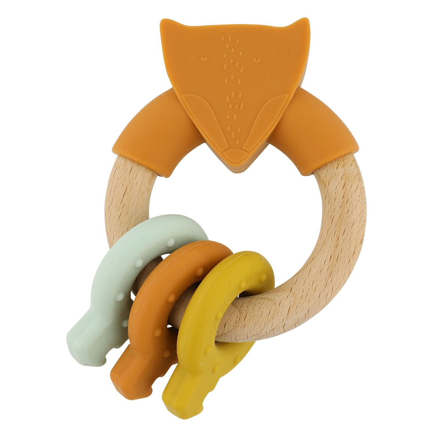 Trixie Houten Siliconen Activiviteitenring- Mr. Fox