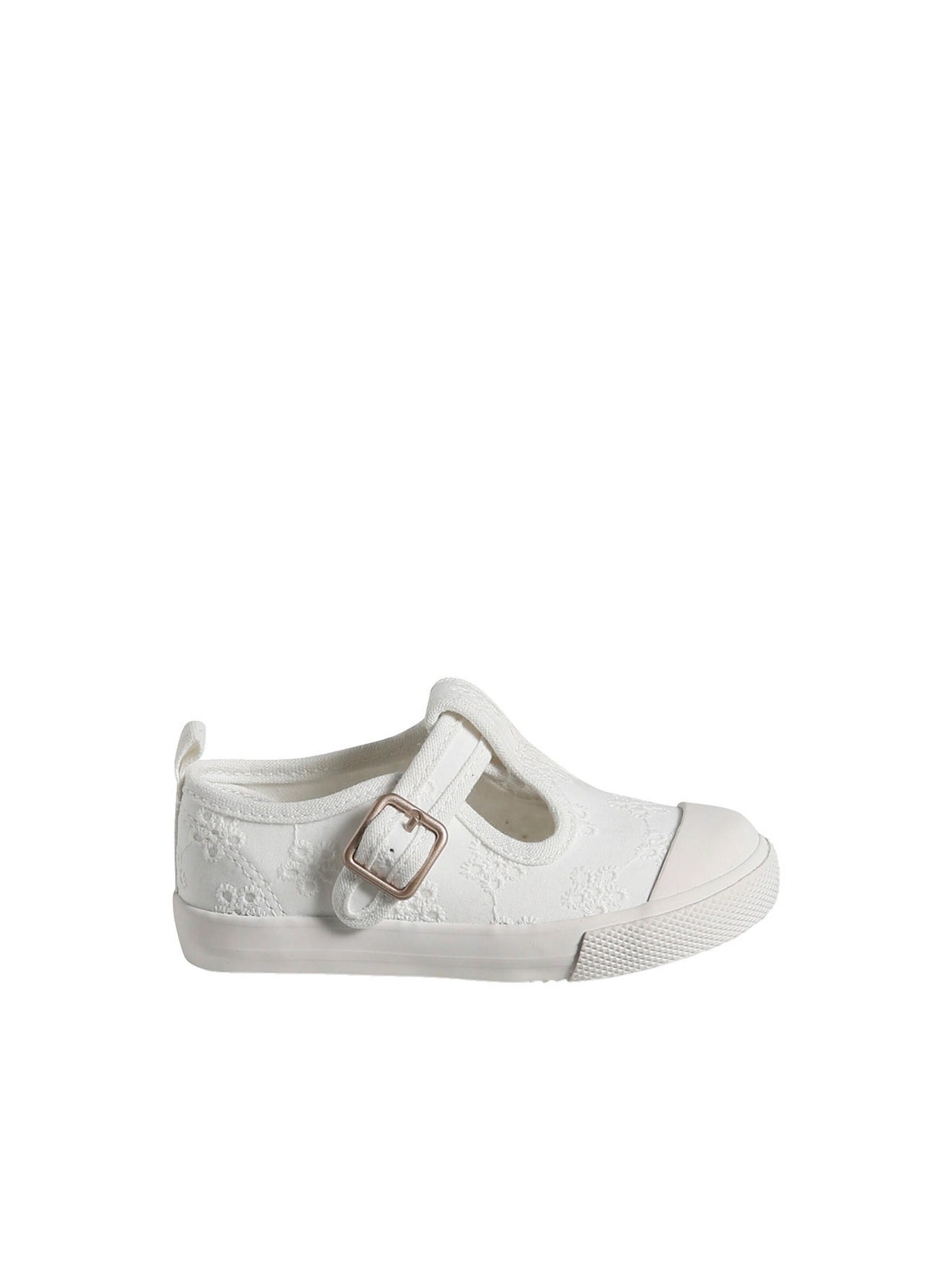 Vertbaudet Baby Stoff-Sandalen wollweiß