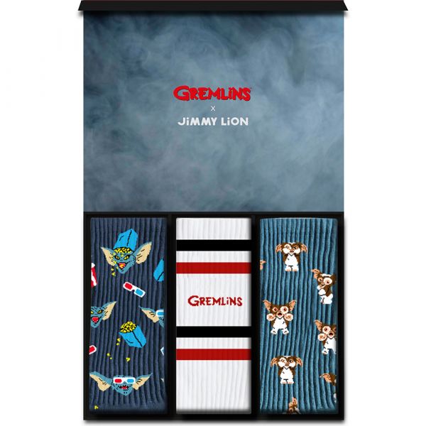 Jimmy Lion Meias Crew Athletic Gremlins 3 Pares Multicolor 41-46