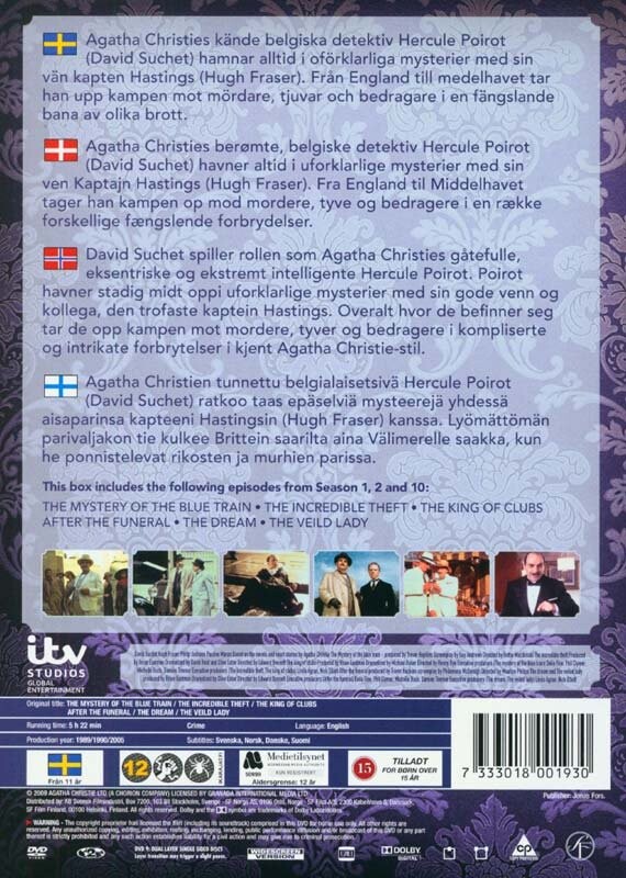 Poirot - Boks 3 - DVD