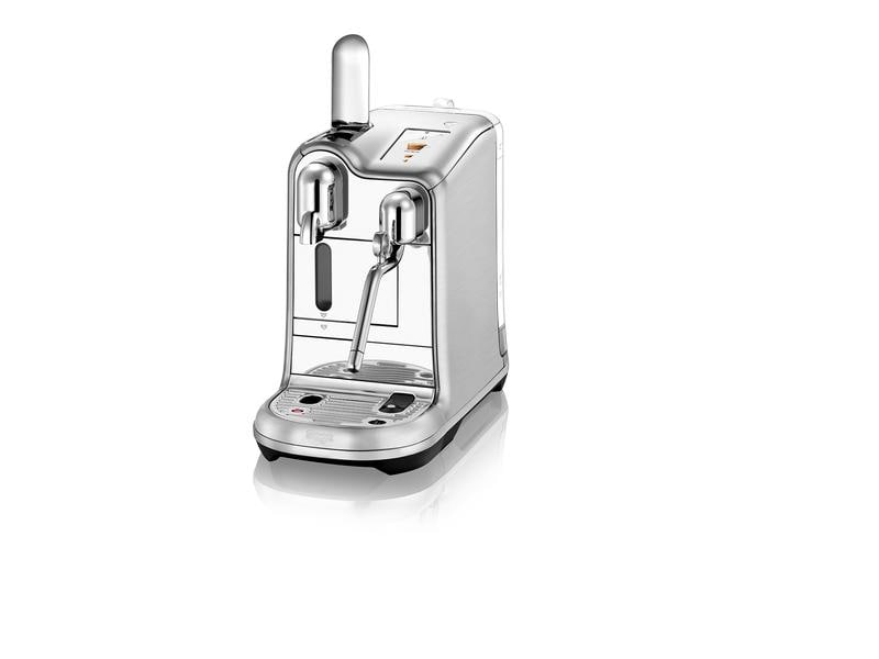 Sage Kaffeemaschine Nespresso Creatista Pro SNE900BSS Silbe Nespressomaschine der Original Line mit elektronischer Milchschaumeinstellung
