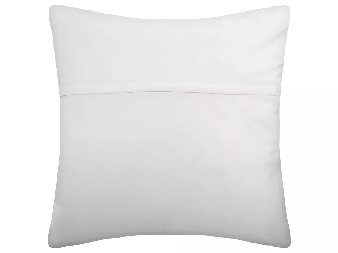 Coussin déhoussable Ivoire en Velours embossé 40 x 40 cm