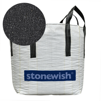 Stonewish Basalt split 2-5 mm - Bigbag á 1000 kg