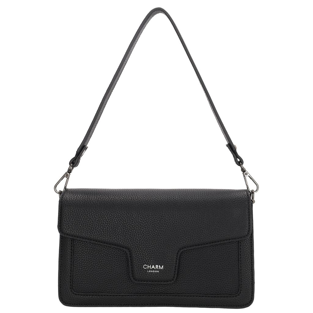 Charm London Monaco Handtas M Overslag Zwart