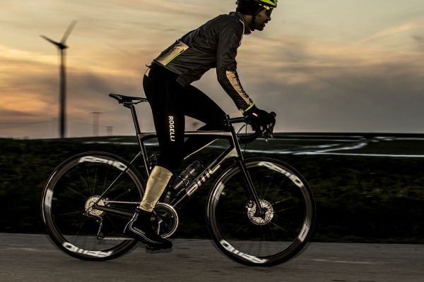 Rogelli Essential Hi-Vis Bib Cykelbukser, Black