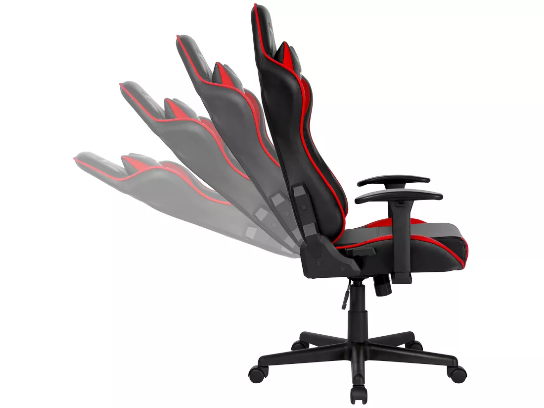Paracon Brawler Fauteuil de gamer, rouge.