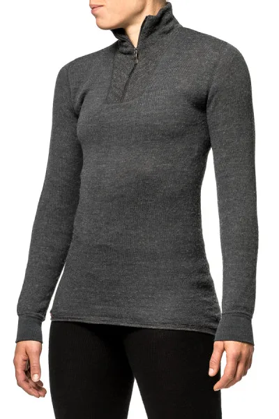 Woolpower Zip Turtleneck 200 Dark Navy
