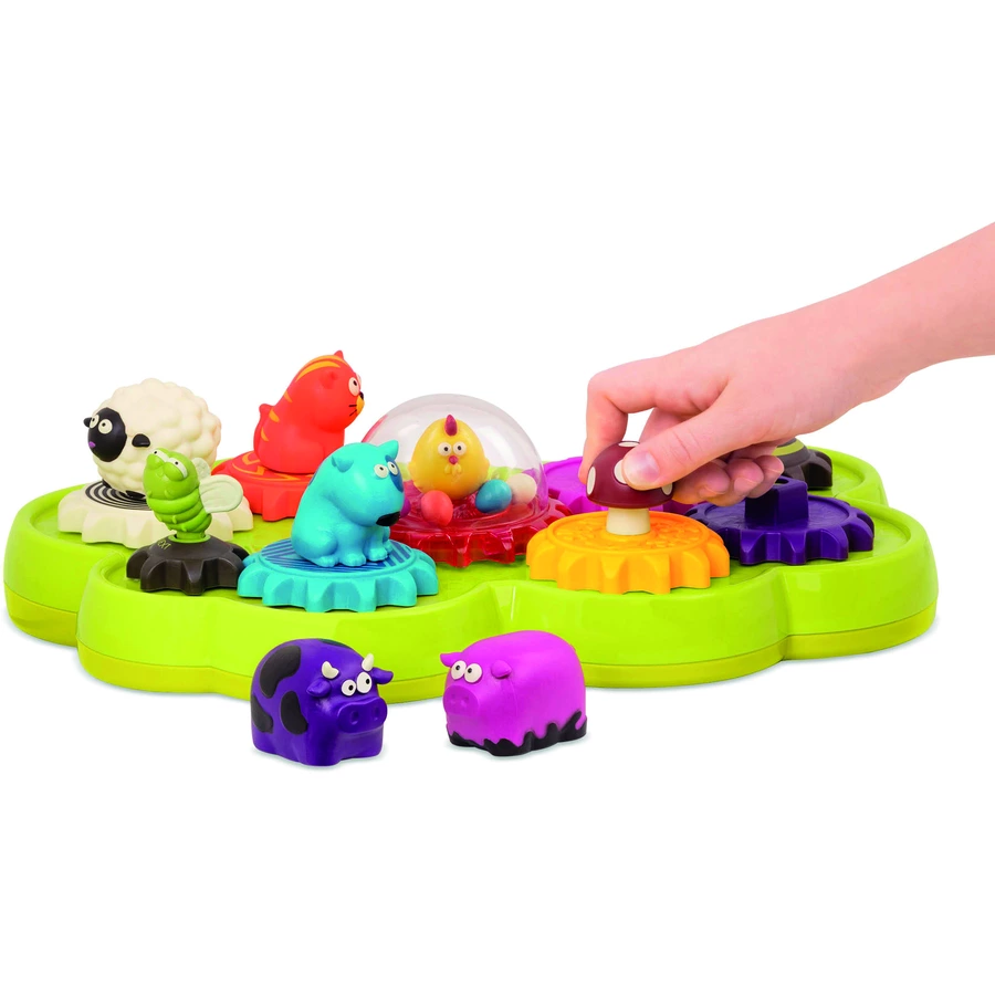B.TOYS B. Musikspielzeug Tier-Zahnräder 1