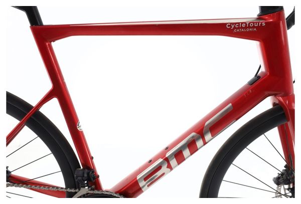Produit reconditionné · BMC Team Machine SLR One Carbone Di2 12V · Rouge / Vélo de route / BMC | Très bon état
