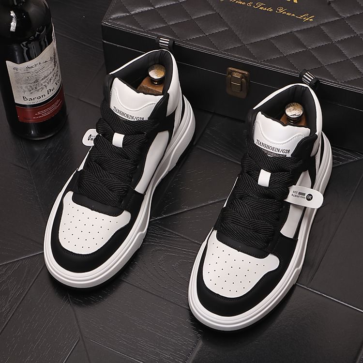 Mr Ozera - Hoge sneakers met letters (verschillende ontwerpen)