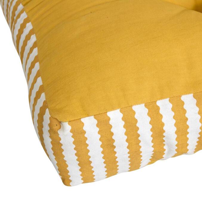 Coussin de sol d'extérieur rectangulaire POOLSIDE Jaune