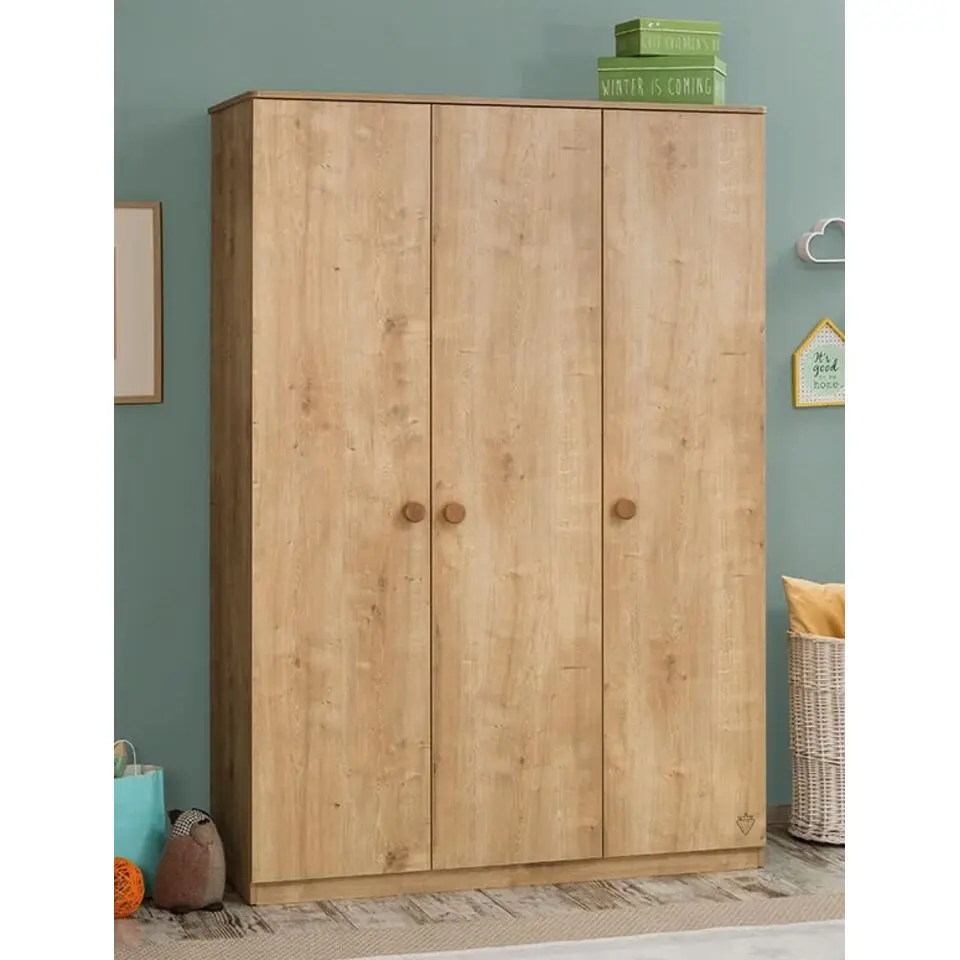 Stockholm 3 deurs kledingkast kinderkamer