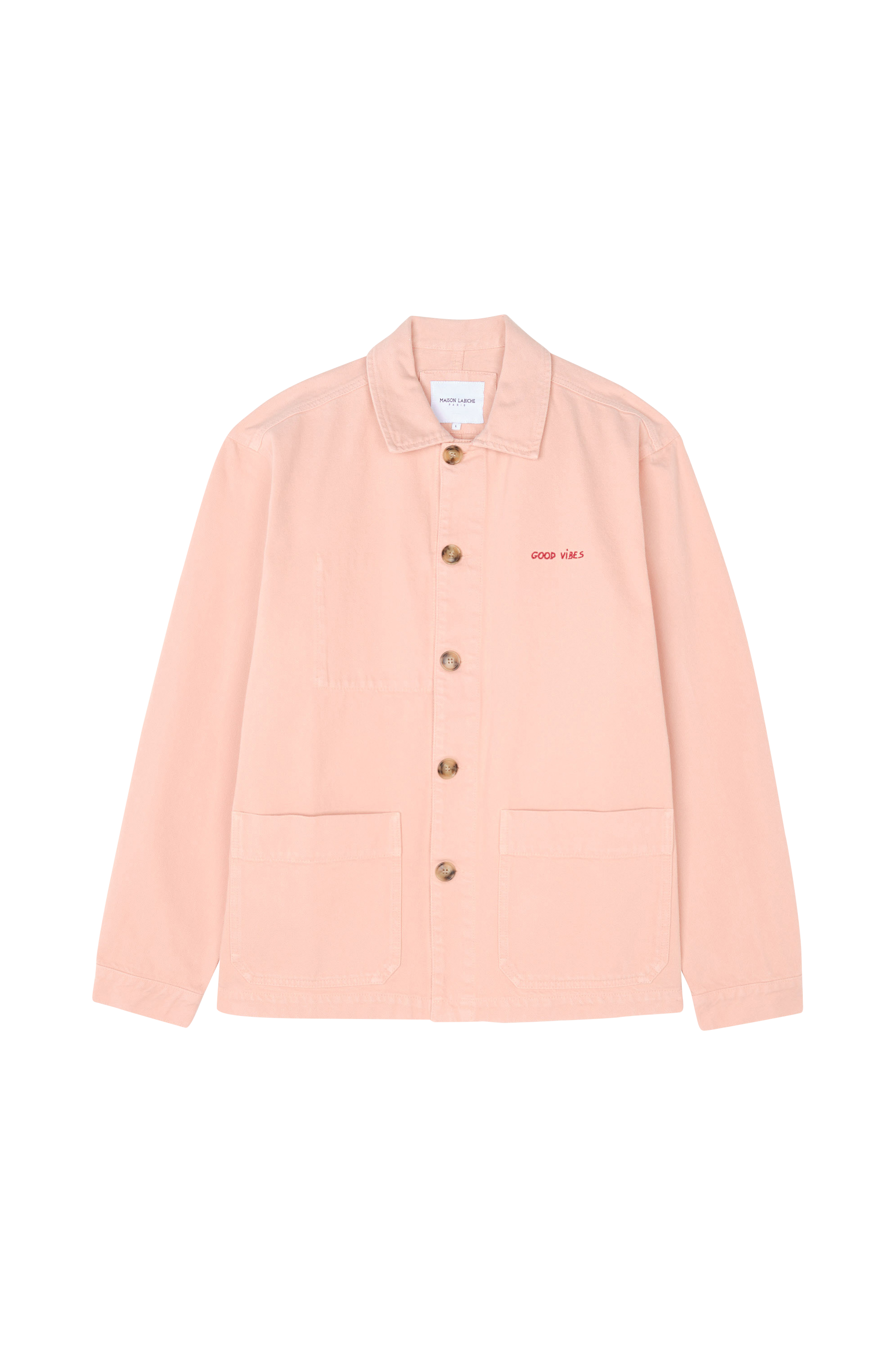 MAISON LABICHE Veste SEBASTO GOOD VIBES Rose