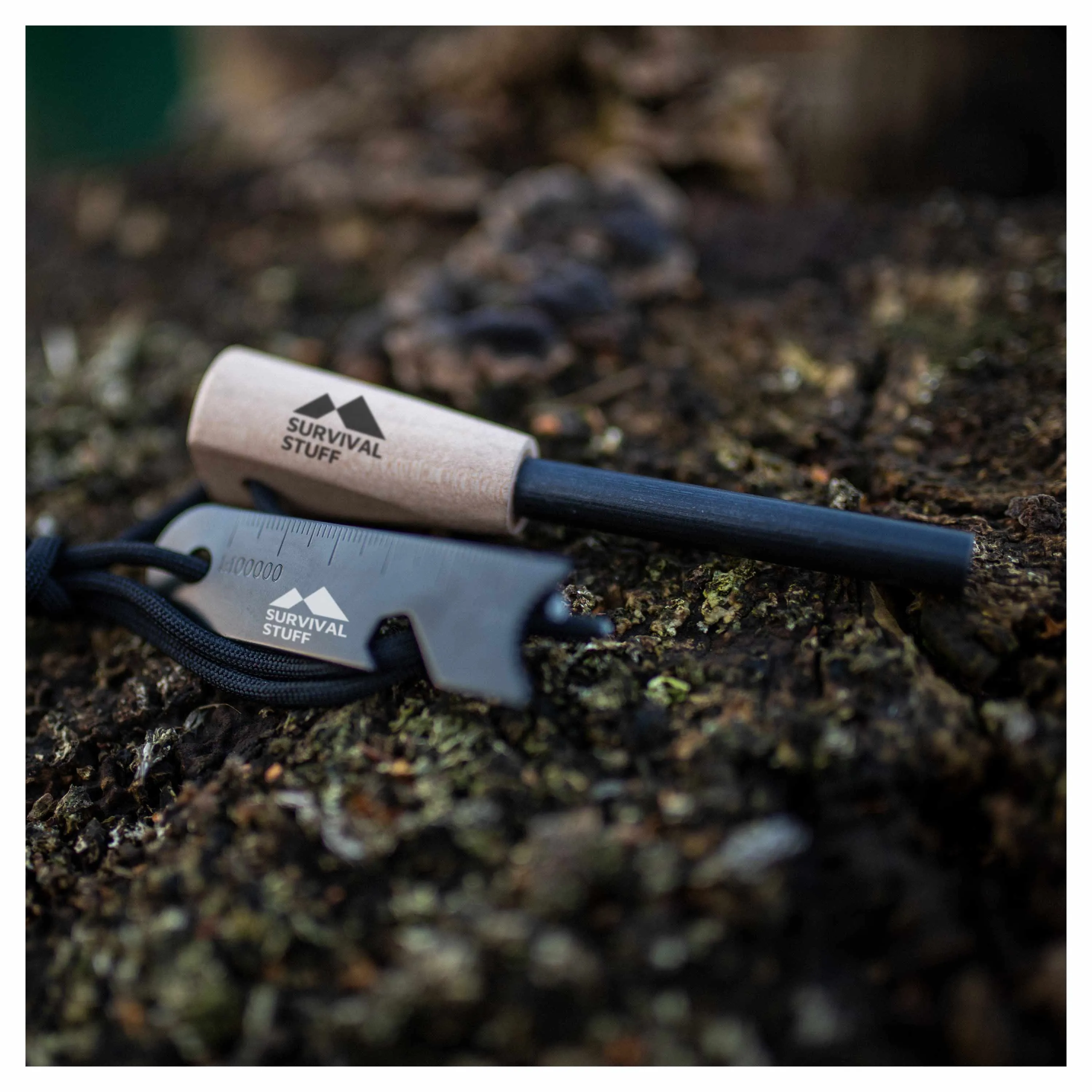 Survival Stuff -  Survival Stuff Feuerstahl Tann schwarz