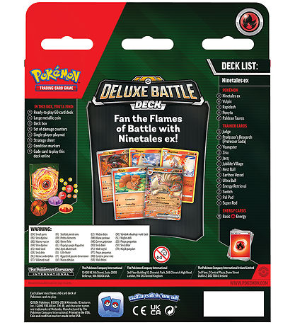 Pok?mon Samlekort - Deluxe Battle Deck - Ninetales ex