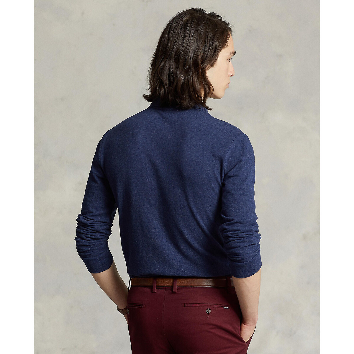 POLO RALPH LAUREN<br>Camisa pólo slim fit em piqué