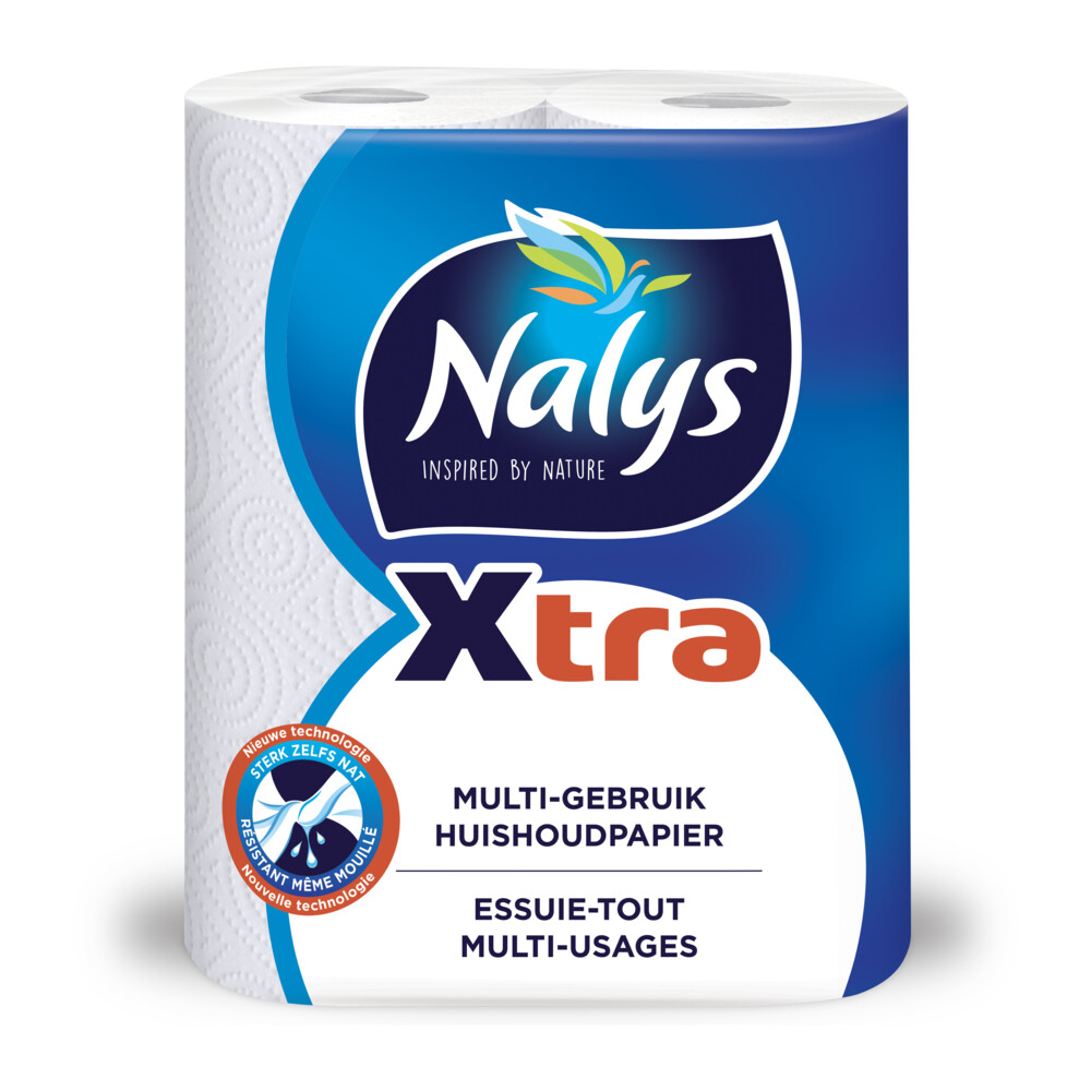 Nalys Xtra Huishoudpapier 2 stuks