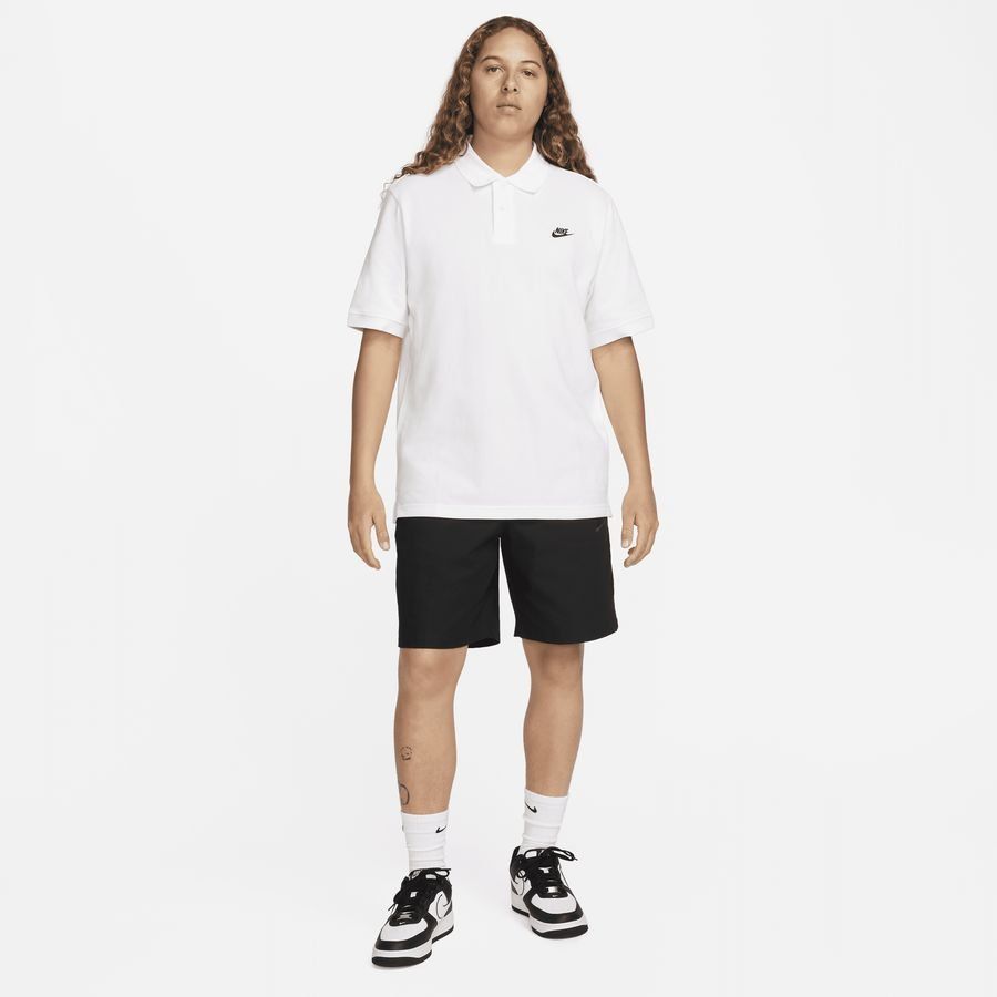 Nike Club Men's Short-Sleeve Polo WHITE/BLACK