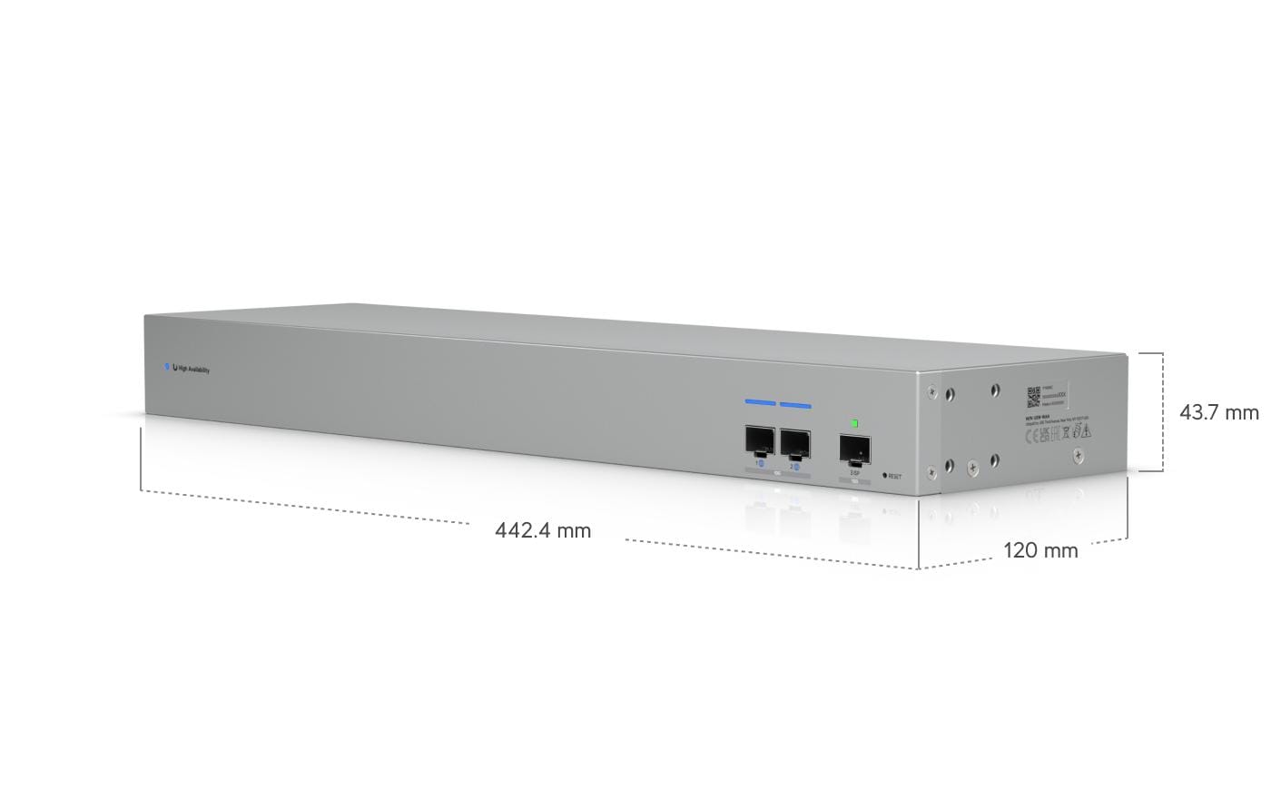 UniFi Switch USW-WAN 4 Port<br>Redundanter 10G-Switch für den Anschluss zweier Gateways an einen ISP – ideal für Shadow Mode High Availability