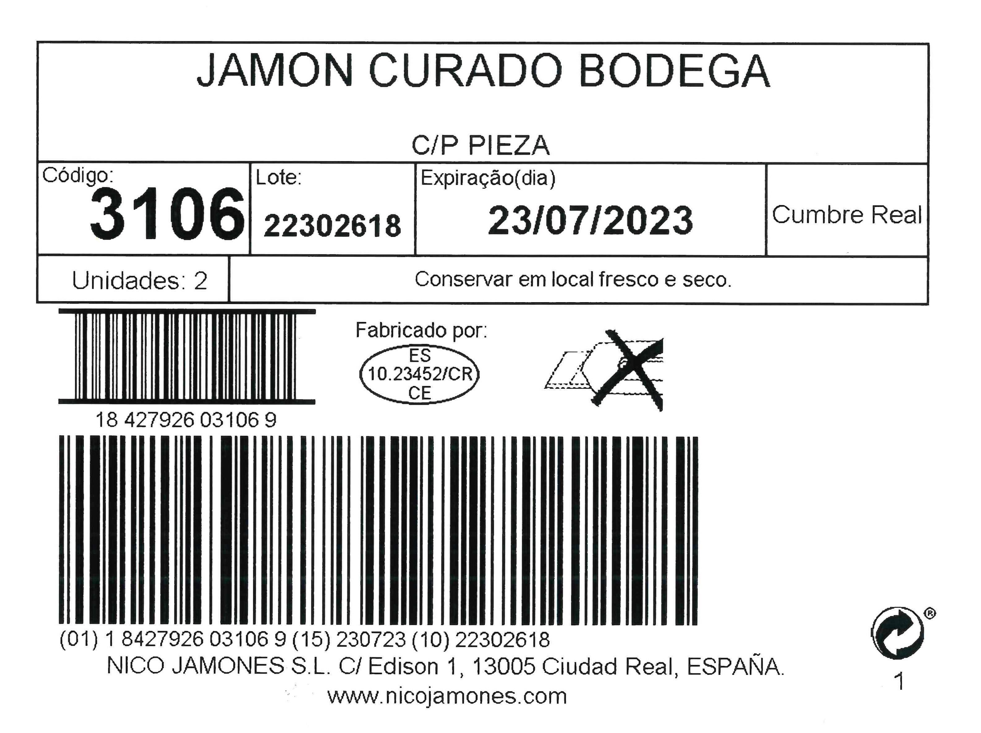 PRESUNTO CURADO CUMBRE REAL C/PATA UN