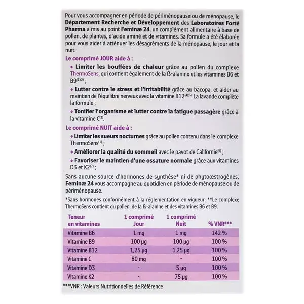 Forté Pharma Féminae 24 60 comprimidos