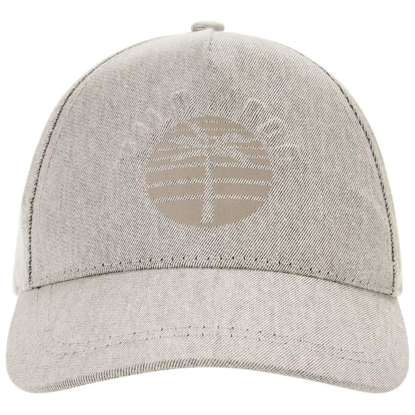 Casquette à motif en relief et print palmier pour garçon - Gris chiné