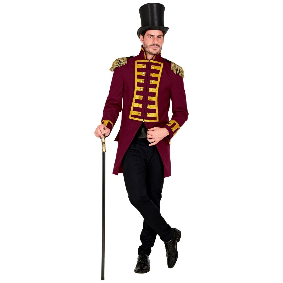 Piraat Jas Bordeaux Rood Heren