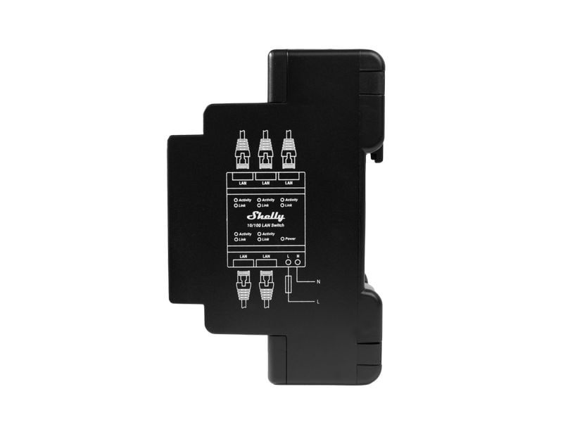 Shelly Smart Home LAN Switch LAN-Switch für die DIN-Schienen