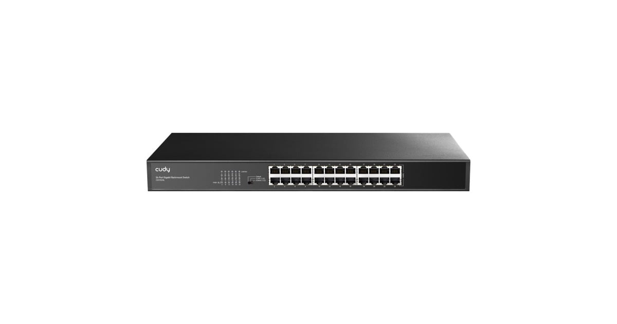 Cudy24-Port Gigabit Rackmount Light Managed Switch  (Zwart)