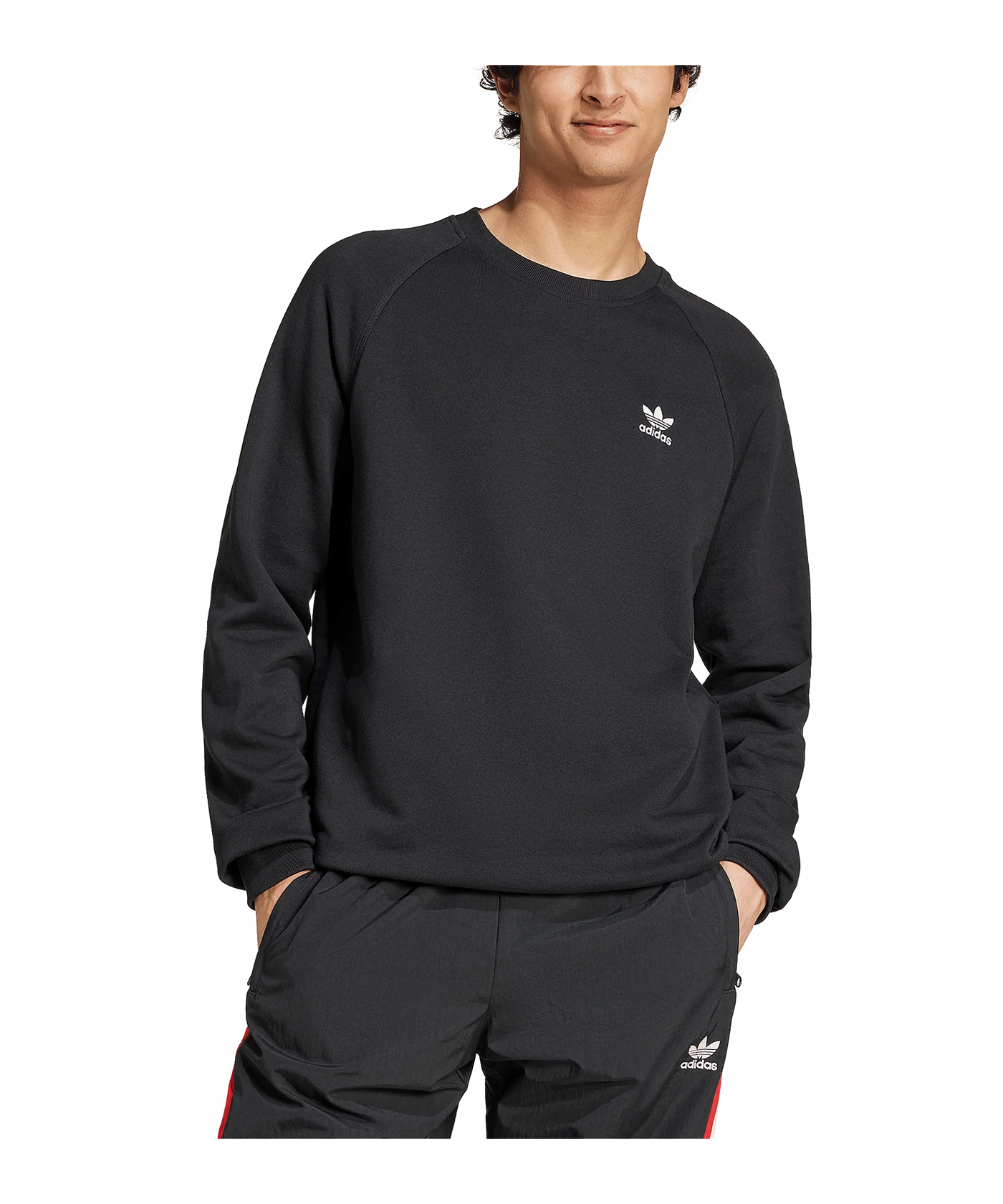 adidas Originals Essential Crew Sweatshirt Schwarz