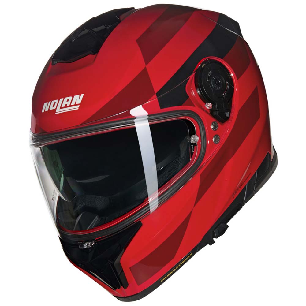 Nolan - Casque N80-8 Alfiere N-Com Rouge / Noir / Brillant