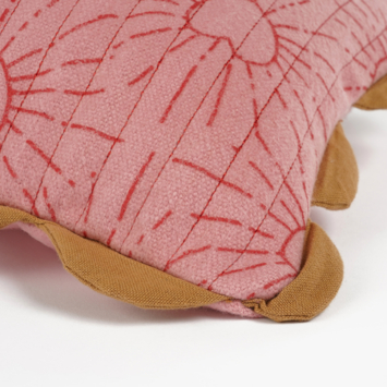 Kussen hart l.roze - l35xb25xh10cm