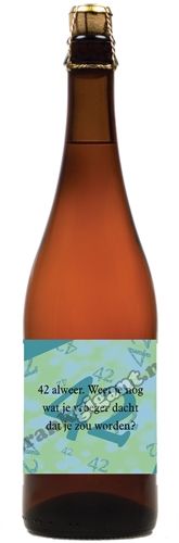 42 jaar Blond Bier 75 cl