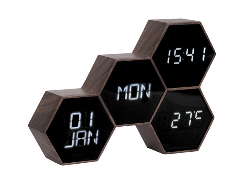 Alarm Clock Six In The Mix KA5805BK Black
