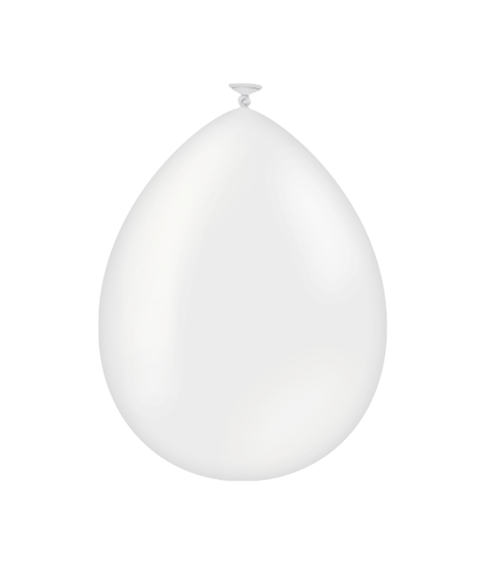 Witte Ballonnen 30cm 10st