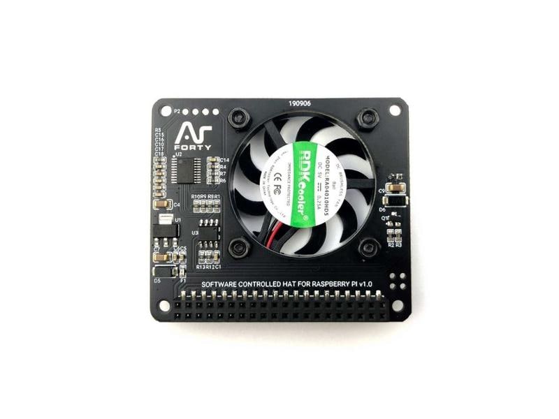 Raspberry Pi Lüfter Hat für Raspberry Pi 4 Fan-Hat mit 40 mm Lüfter