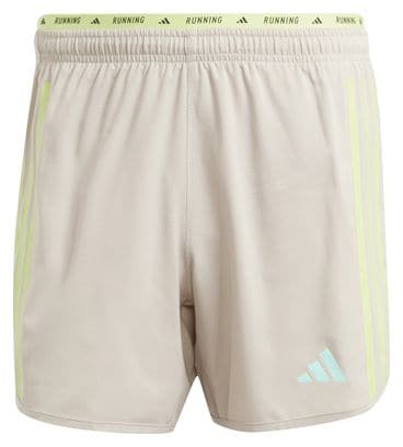 Short adidas Own The Run 5in Beige Homme