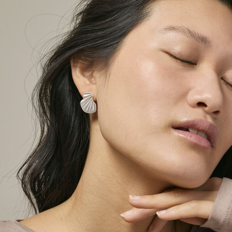 ENAMEL Copenhagen Earring, Wave 925s/m
