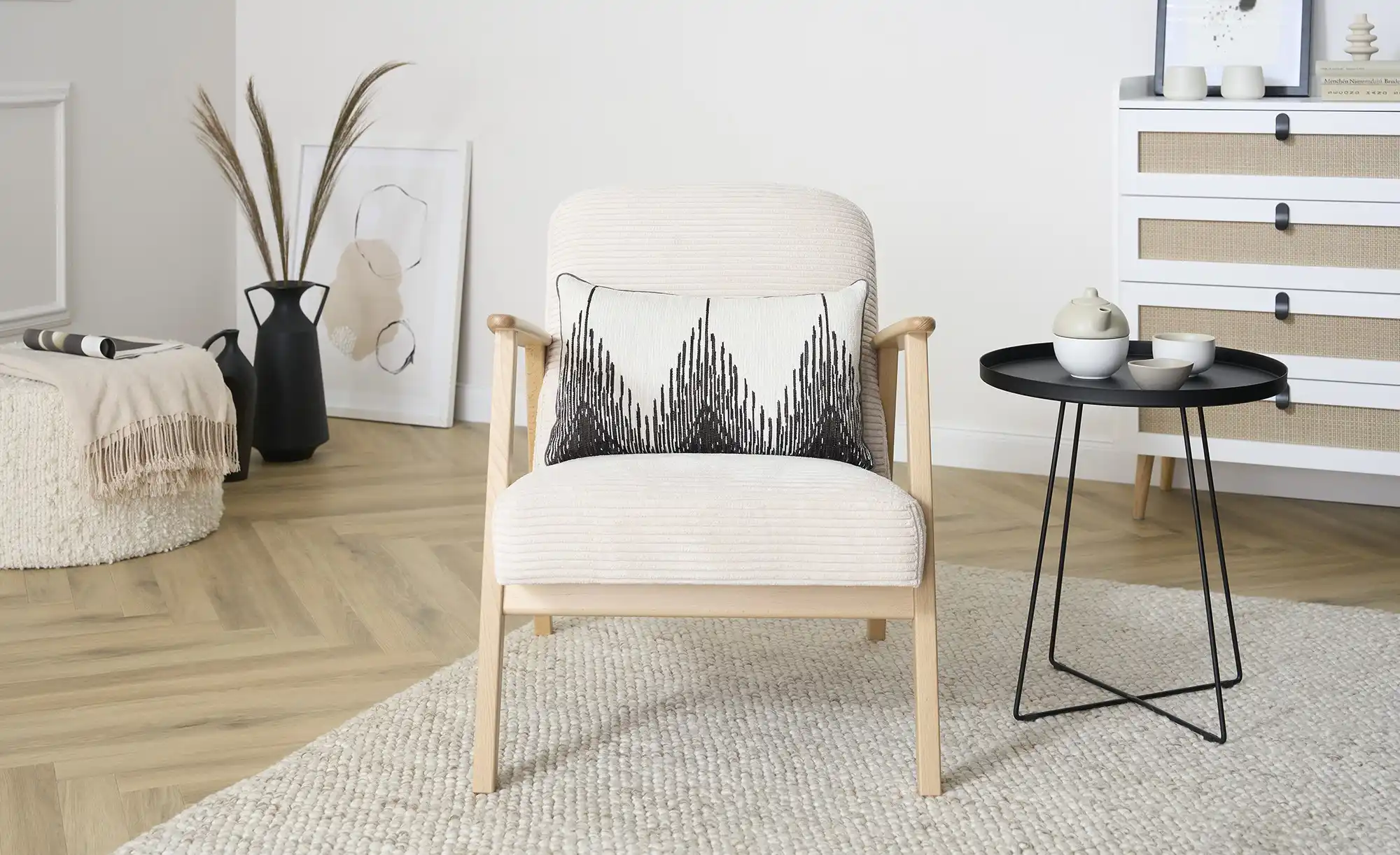 smart Sessel Cordstoff Rada