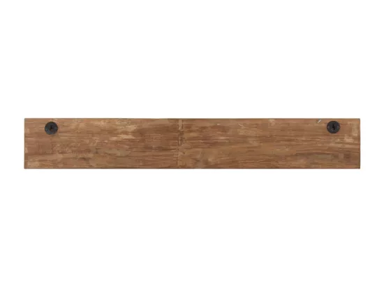 Cintre de couloir et 5 crochets 100x2,5x15 cm Bois récupération