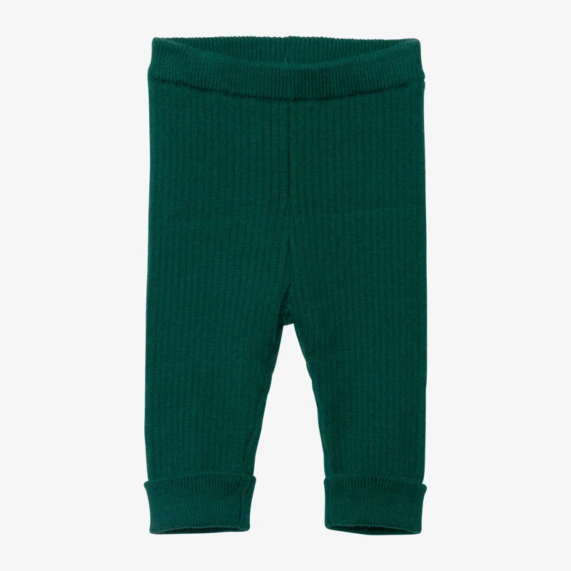Leggings bébé tricot vert naissance Catimini Aucune nuance
